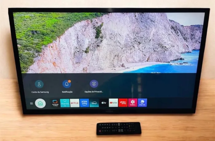 Smart TV 32" Samsung Tizen | Apps atualizados | Entrego