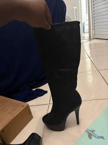 Bota cano longo feminina