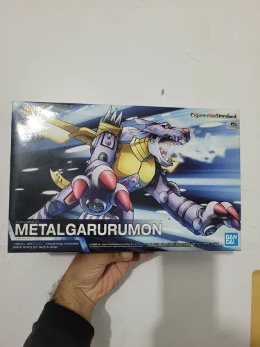 Figure Rise Digimon Metal Garurumon Model Kit Metalgarurumon Novo
