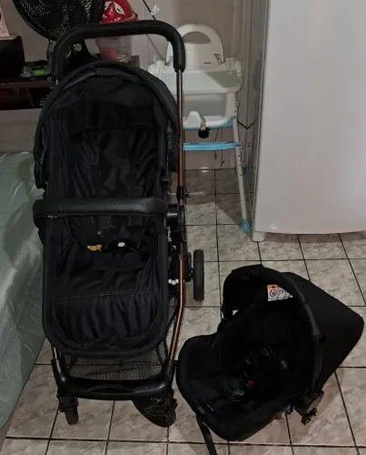 ? Carrinho Moisés Galzerano + Bebê Conforto | Muito Conservado  ?