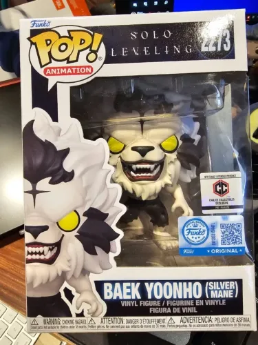 Funko Pop Baek Yoonho Silver Mane 2273 Solo Leveling Exclusivo
