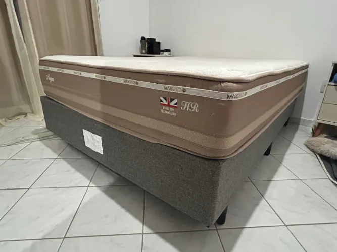 Cama box casal herval 