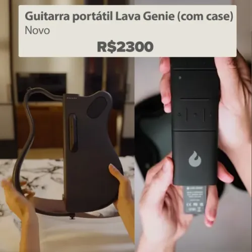 Guitarra Lava Genie Preta (com case original) - em Av.Paulista 