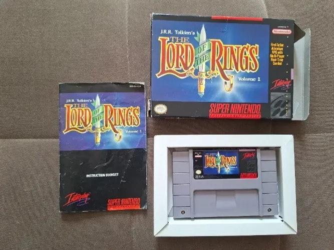 Cartucho The Lord Of The Rings Vol. 1 Original Completo Super Nintendo Snes (Usado)