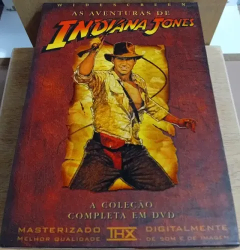 Box DVD Indiana Jones - A Coleção Completa (4 Discos)