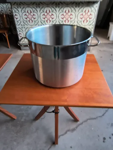 Caldeirão Tramontina profissional aço Inox 28L