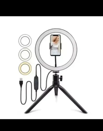 Vendo rigth light Anel de Luz led P Self telefone Gravar Vídeos Tiktok YouTube médio 29cm