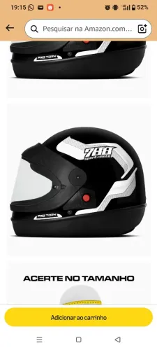 Capacete novo número 56
