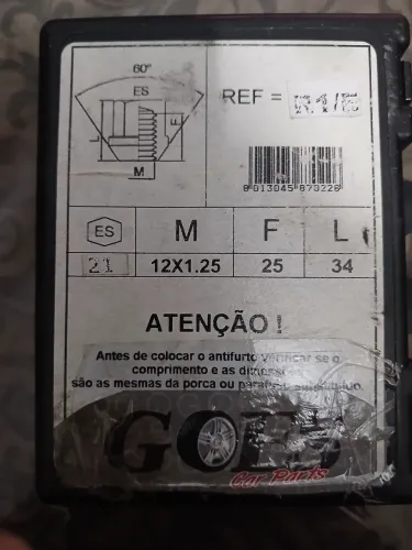 Porca para roda