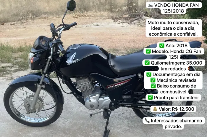 FAN 125i 2018