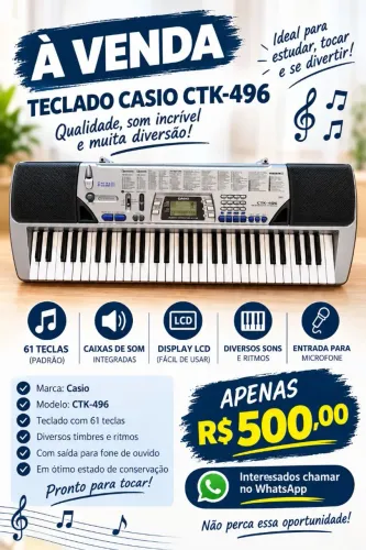 Vendo Teclado Casio