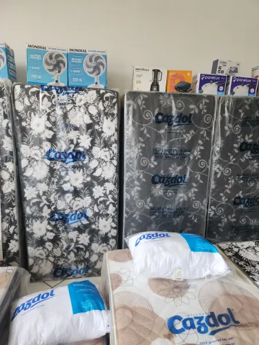 Cama box de espuma solteiro NOVA apenas R$ 359  a vista 