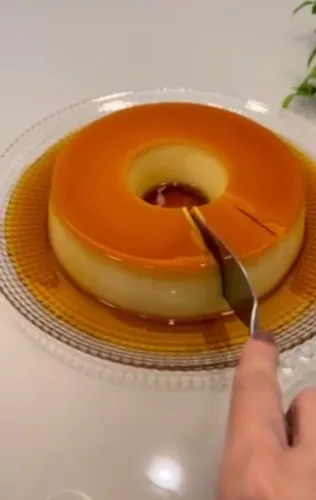 Pudim tradicional clássico 