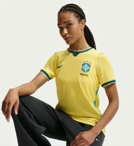 Camisa Seleção Brasileira Home Feminino Modelo Jogador