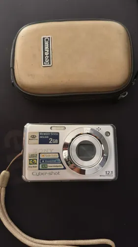 Câmera Sony cyber-shot sem bateria