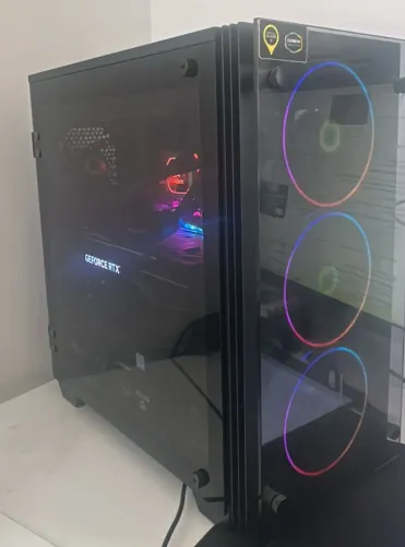 CPU Gamer (memórias DDR4, processador, watercooler, fonte e SSD+HD)