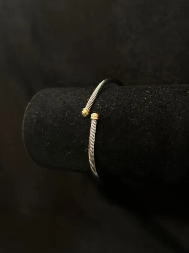 Bracelete Feminino em Ouro Branco 8.92g