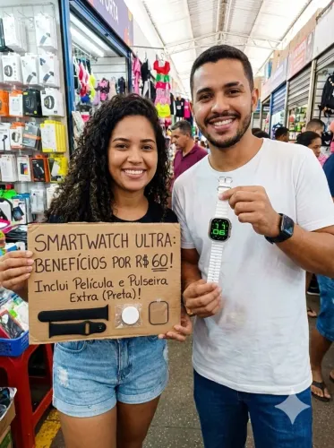 Smartwatch ULTRA COM PULSEIRA EXTRA 