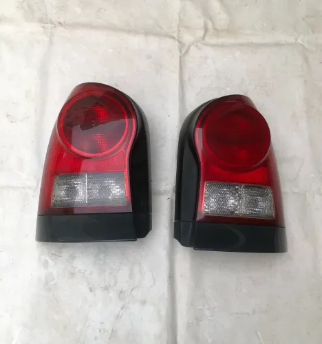Par lanternas VW Gol G4 Power 06 a 09 carcaça preta