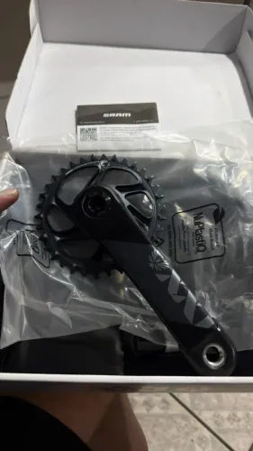 Pedivela Sram XX1 Carbon 175mm Coroa 34 Novo