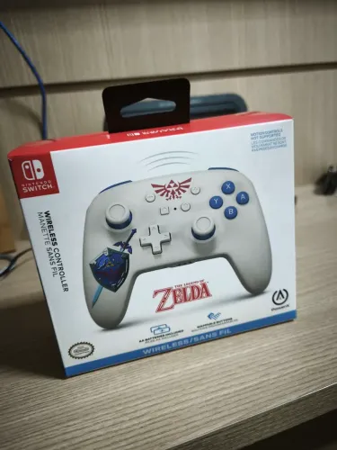 CONTROLE NINTENDO SWITCh ZELDA