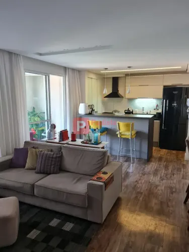 Apartamento mobiliado à venda,64m área útil, 2 quartos, 1 suíte, 1 vaga Morumbi, São Paulo