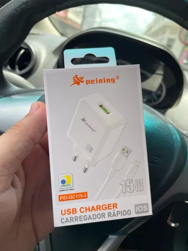 Carregador iPhone com garantia
