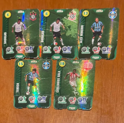 Lote de card futebol cheetos 