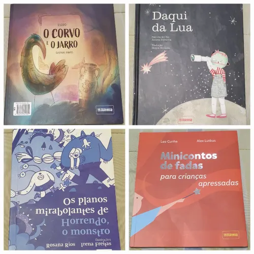 Kit 4 livros leiturinha