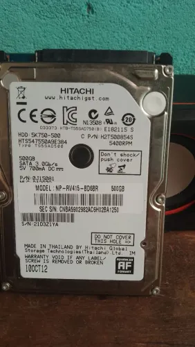 Hd de notebook hitashi 500 gigas