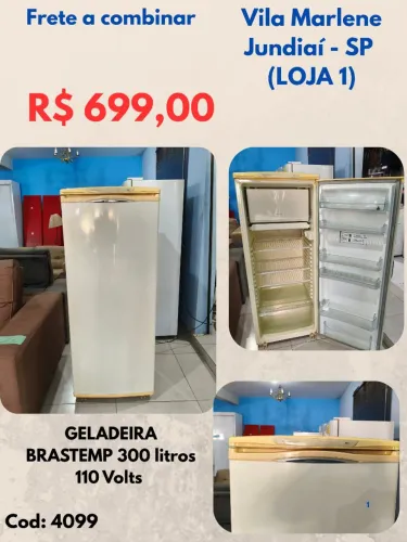 Geladeira BRASTEMP 300 Litros 110 Volts