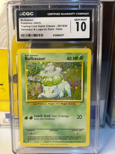 Bulbasaur (001/034) Graduada CGC 10