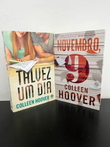 Dois Livros Colleen Hoover - Novembro 9 e Talvez um dia