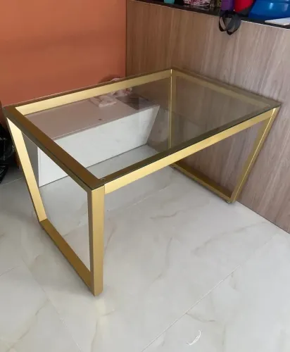 base de mesa de vidro