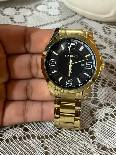 Relógio Technos Dourado- Original 