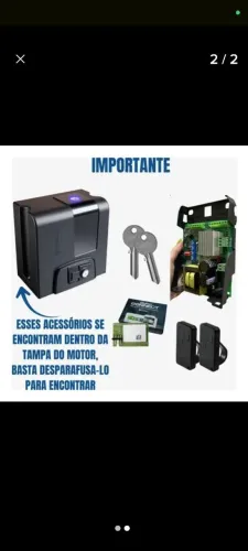 Motor portão alumínio