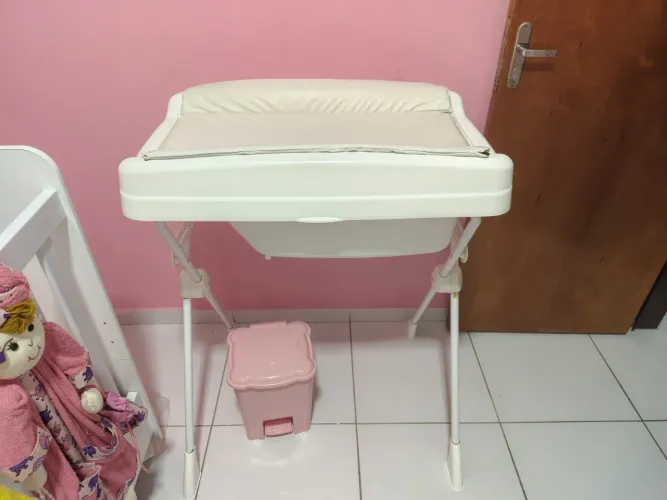 Trocador com banheira