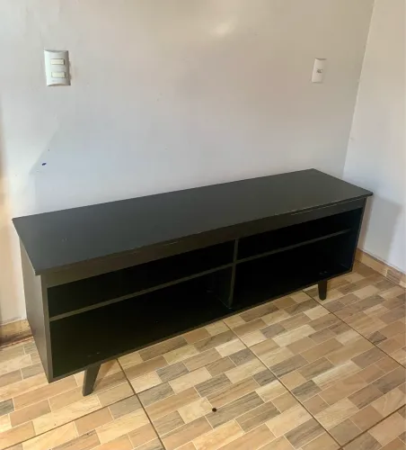 Rack para Tv preto fosco (não entrego)