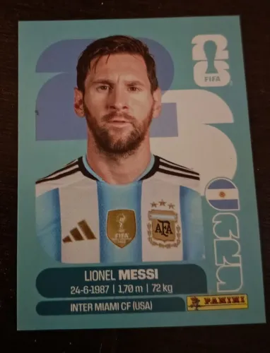 Figurinha MESSI original Panini Copa 2026