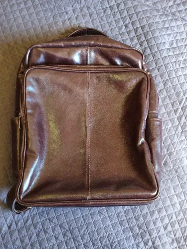Mochila executiva couro legítimo