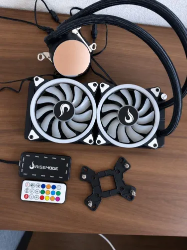 Water Cooler ARGB RISE MODE Fundo Infinito com controladora