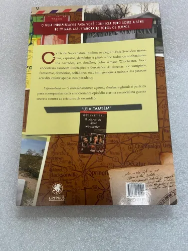 Livro Supernatural O DOS MONSTROS, ESPÍRITOS DEMÔNIOS E GHOULS