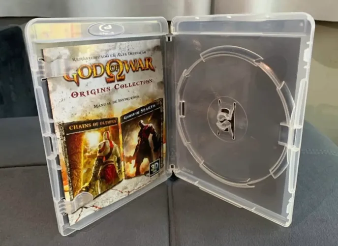 Estojo do God Of War ORIGINS COLLECTION.