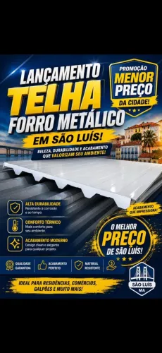 Telha forro metálico