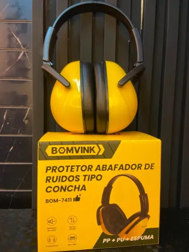 Protetor Abafador de Ruídos Tipo Concha BOMVINK BOM-7411