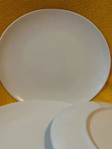 Pratos rasos ovais porcelana Tok&Stok