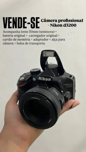 Câmera profissional- Nilkon d3200| Valor negociável 