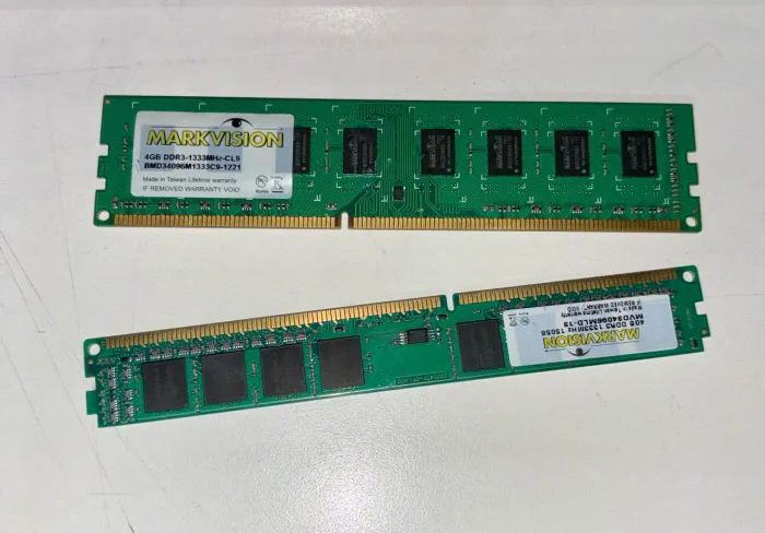 2x Memória RAM Markvision 4GB DDR3 1333MHz = 8GB