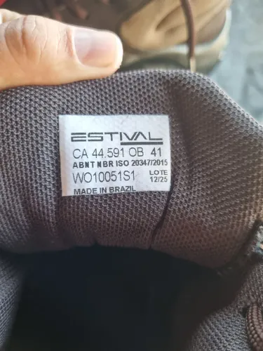 Bota estival marrom nova