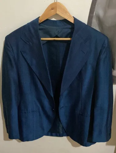 LINDO BLAZER SLIM ALFAIATARIA MASCULINO AZUL MARINHO (NOVO)